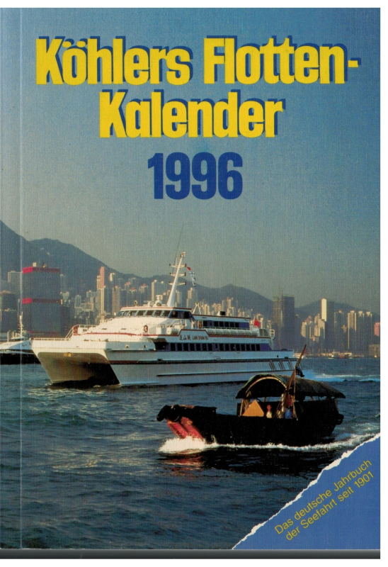 1996 Köhlers Flottenkalender (1 p.)